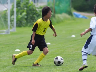 Foto op Plexiglas サッカー　フットボール © makieni