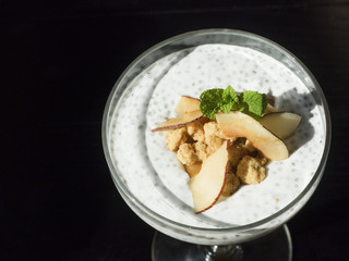 Pudding Chia with coconut