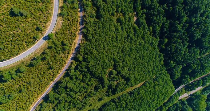 for&ecirc;t vu du ciel, a&eacute;rien