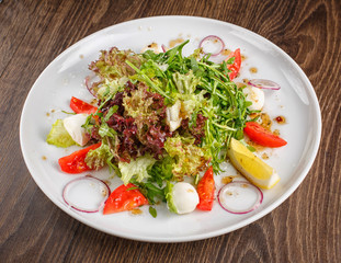 Food concept - vegetables salad
