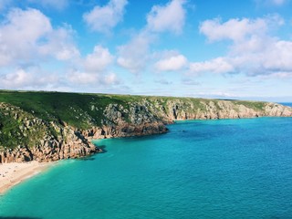 Fototapeta na wymiar A coastline in Cornwall 