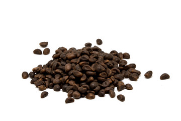 The Seed Coffee isolated on white background.