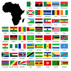 African flags