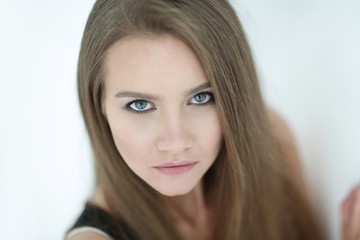 Fototapeta premium closeup. photo of an attractive young woman