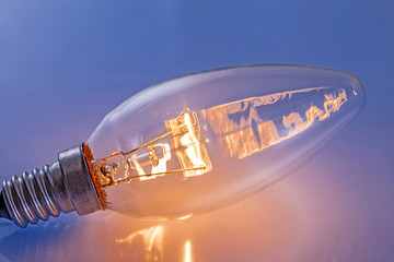 Filament bulb, electric light, lamp, glowing, loss