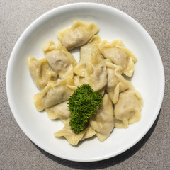 Dumplings with cottage cheese