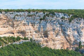 Ardèche, gorges, the stone of the cliff, geologic erosion
