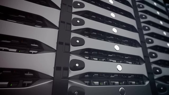 Data Center concept background. Loop.