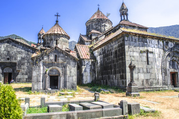 Obraz premium Church of the Holy Mother of God with the Gavits of St.Amazasp and Nshan on the territory of the monastery of Haghpat