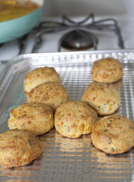 Fresh Cooked Cheesy Biscuits