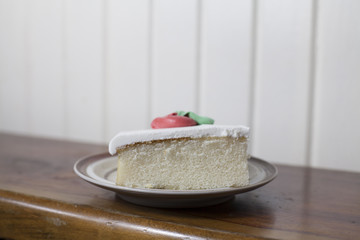 White Cake with Buttercream Icing