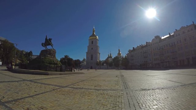 Walking In The Sofievskaya Square, Kiev