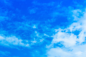Fototapeta na wymiar Blue sky background with cloudy.