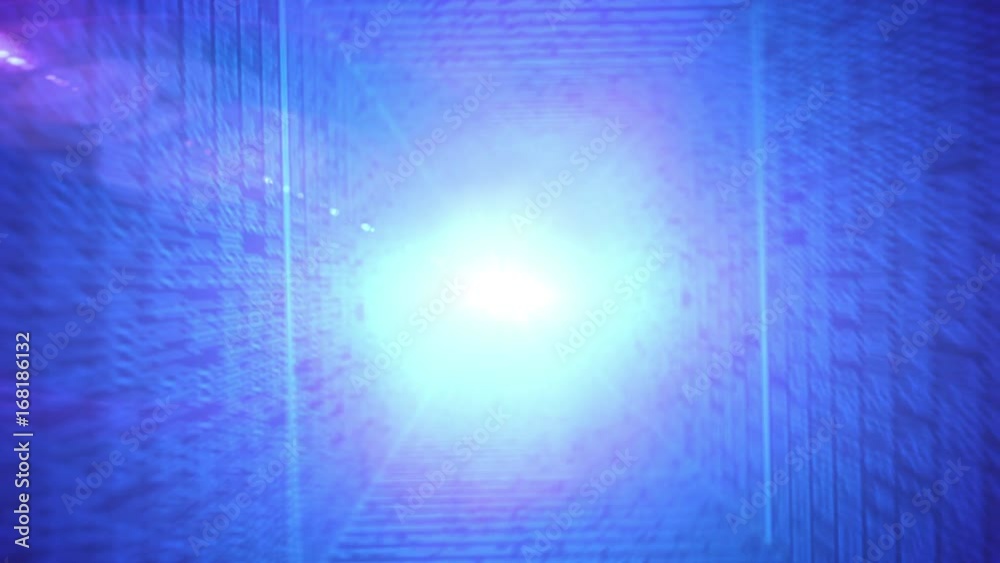 Poster abstract binary code 3d line blue background
