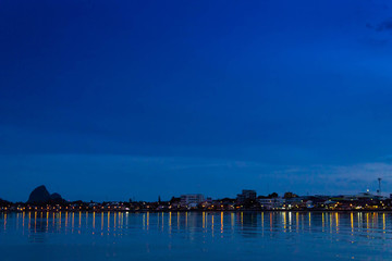 Fototapeta premium Beach night light