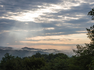 Hrvatsko Zagorje - Morgennebel