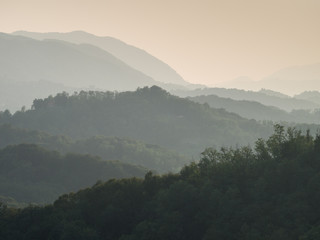 Obraz premium Hrvatsko Zagorje - Abendstimmung