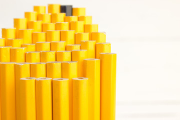 Pencil rods into the collision. , Business ideas