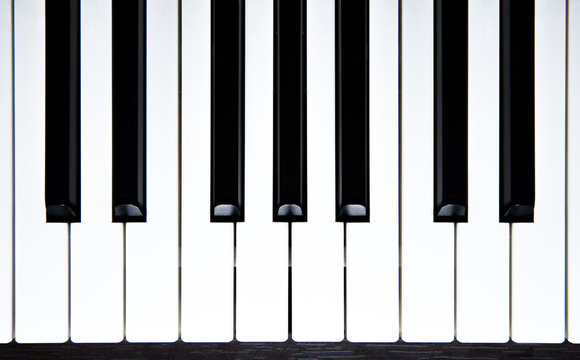 piano keys-top view