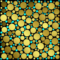 Festively shining ball pattern