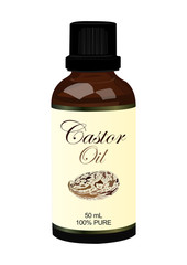 Castor Oil Bottle