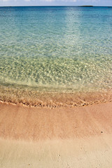Fototapeta na wymiar Creative background, Elafonisi beach, Crete, Greece, Europe