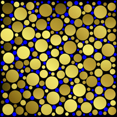 Festively shining ball pattern