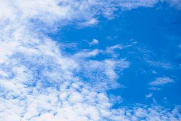 blue sky with clouds nature abstract background