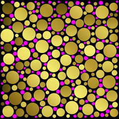 Festively shining ball pattern