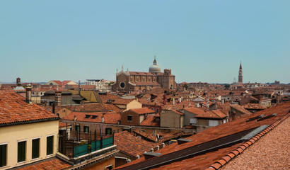 Obraz premium beautiful panoramic view on Venice from the top