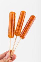 lollipop caramel sticks
