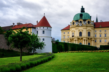 Naklejka premium Klosterneuburg monastery near Vienna, antique baroque abbey