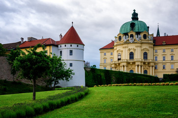 Fototapeta na wymiar Klosterneuburg monastery near Vienna, antique baroque abbey