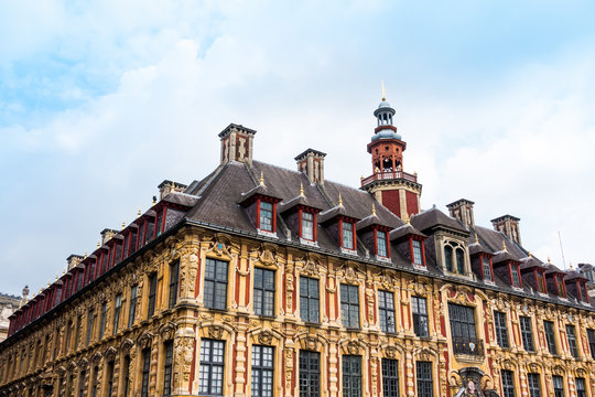 Renaissance stock exchange in Lille, France