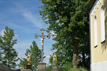 Parkstein - Kreuzigungsgruppe auf dem Parkstein