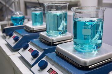 Medical equipment for sterilization on the table. Medicine