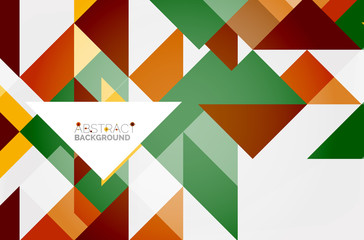 Fototapeta premium Triangle pattern design background