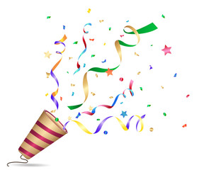 paper shoot rose gold color isolate on white background