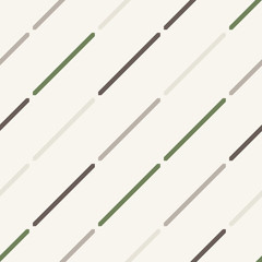 Seamless pattern in gray, brown, white, green colors. Geometrical forms: triangle, square, rectangle. Vector illustration.