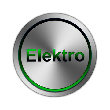 Metal Button Elektro grün