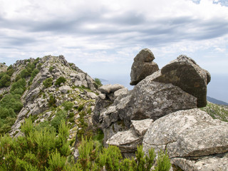 Fototapeta na wymiar Monte Capanne. The highest peak