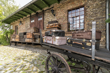 Wagen, Koffer, Reise