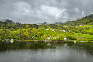 Exposure done in the Ulvik Fjord, Norway