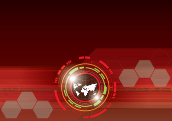 World Digital Technology Concept Background