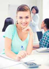 Obraz premium student girl at school