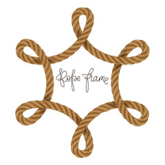 Rope vector frame