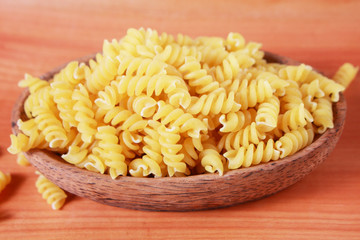 Italian Fusilli Macaroni Pasta