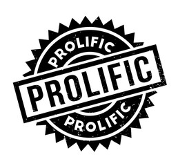 Prolific rubber stamp. Grunge design with dust scratches. Effects can be easily removed for a clean, crisp look. Color is easily changed.