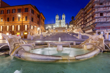 Naklejka premium Rome. The Square of Spain.