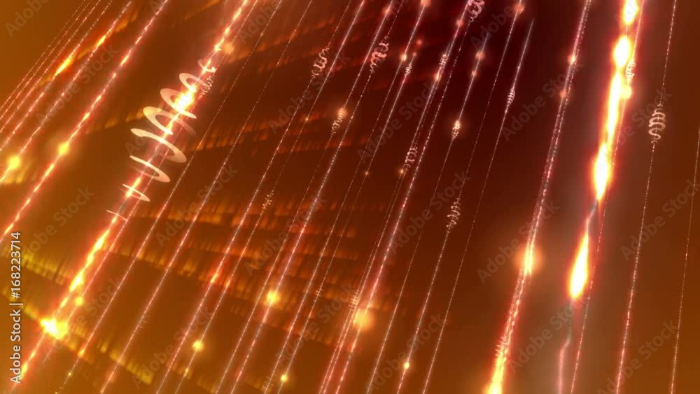Poster loopable data string transfer technology abstract background.